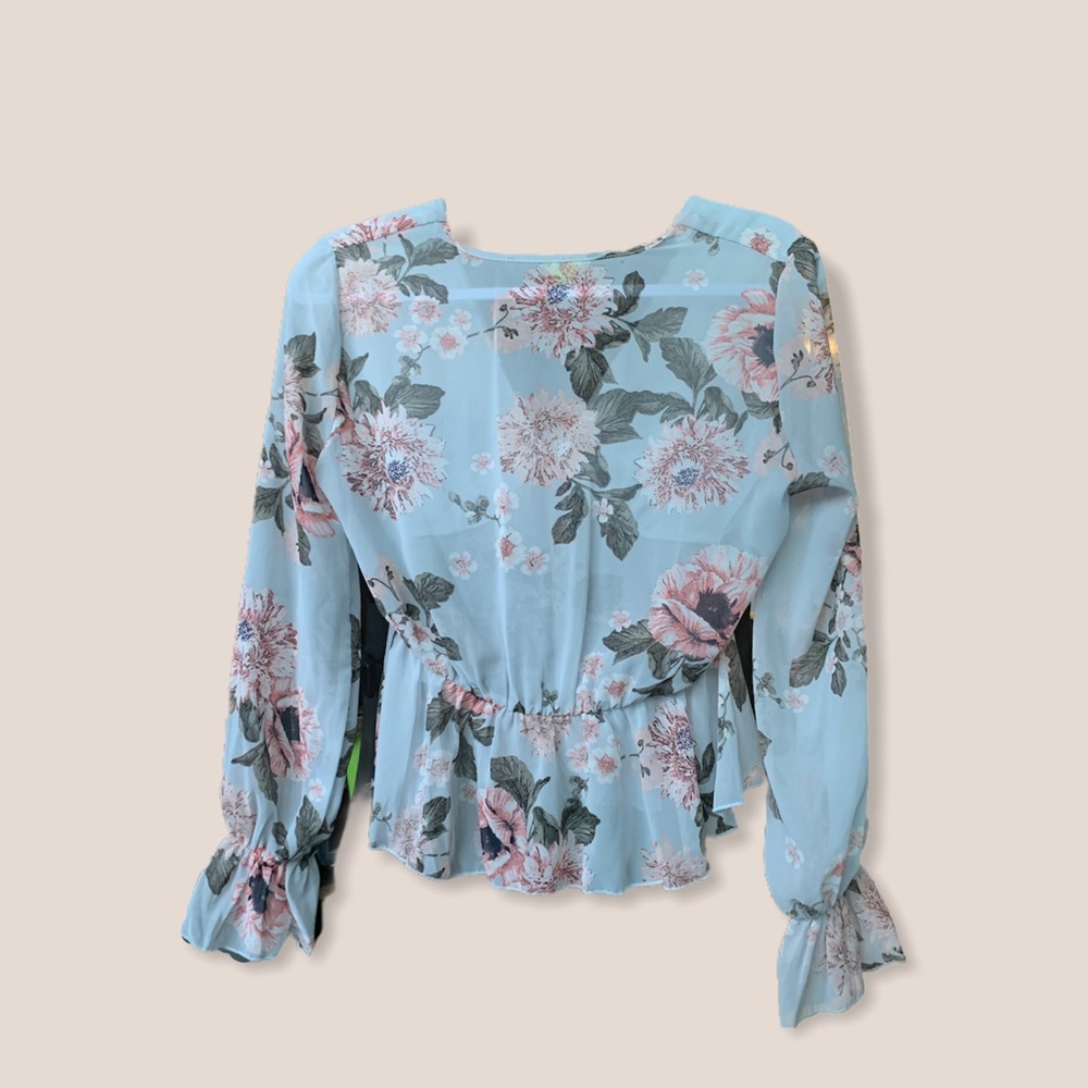 Floral Peplum Blouse